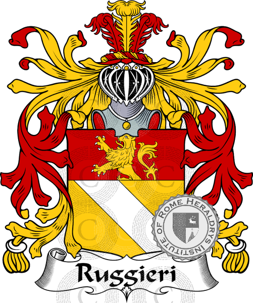 Coat of arms of family Ruggieri