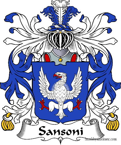 Coat of arms of family Sansoni