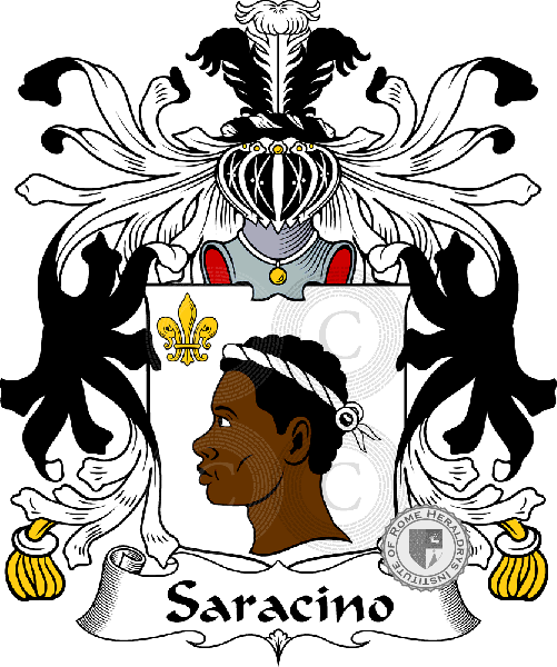 Brasão da família Saracino