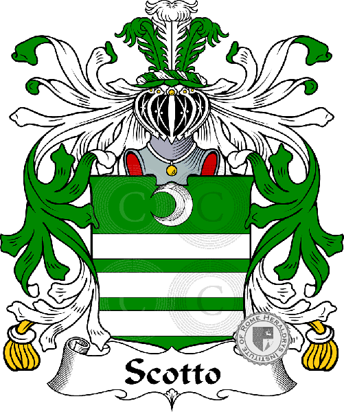 Coat of arms of family Scotto