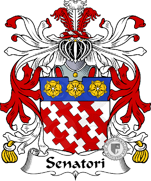Escudo de la familia Senatori