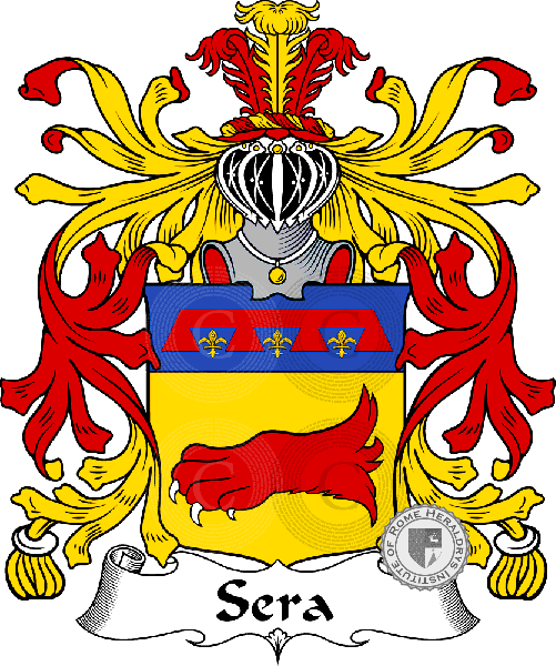 Coat of arms of family Sera