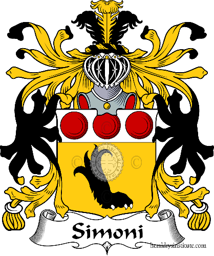 Coat of arms of family Simoni