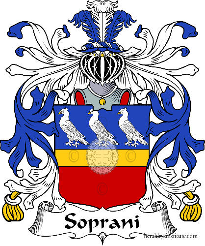 Coat of arms of family Soprani