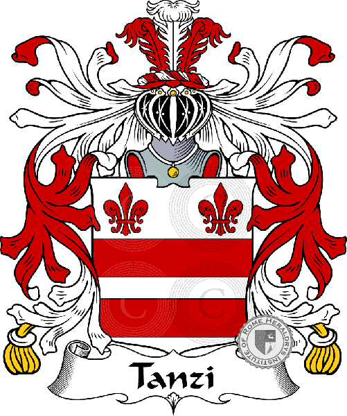 Coat of arms of family Tanzi