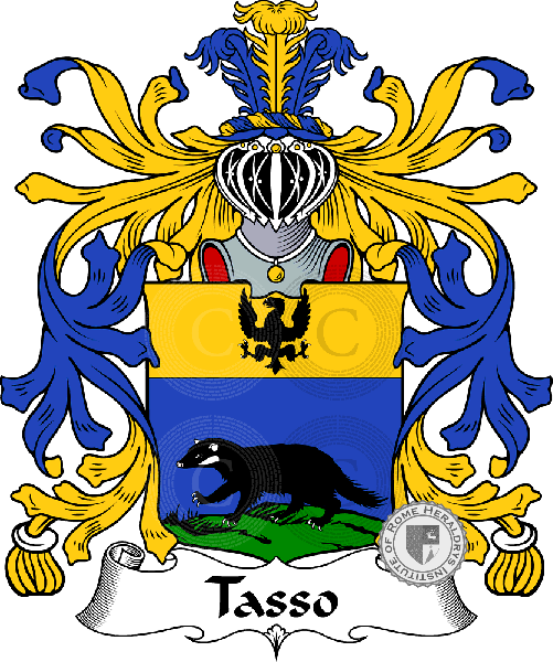 Coat of arms of family Tasso