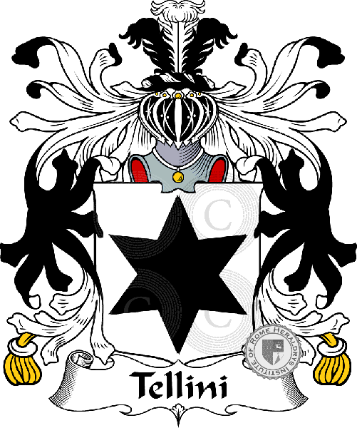 Escudo de la familia Tellini