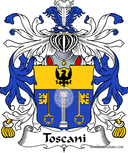 Stemma della famiglia Toscani