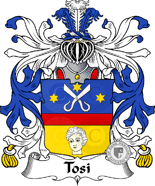 Coat of arms of family Tosi