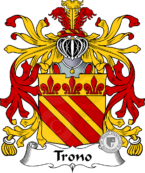 Escudo de la familia Trono