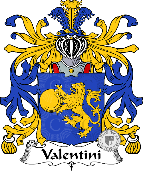 Coat of arms of family Valentini