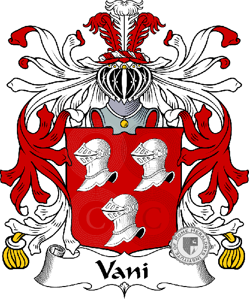 Coat of arms of family Vani