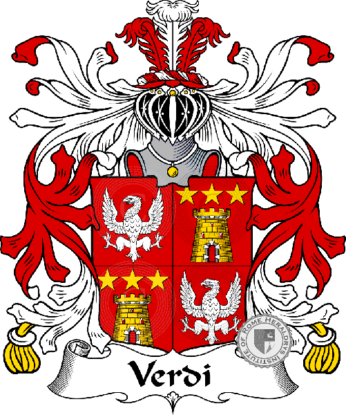 Coat of arms of family Verdi