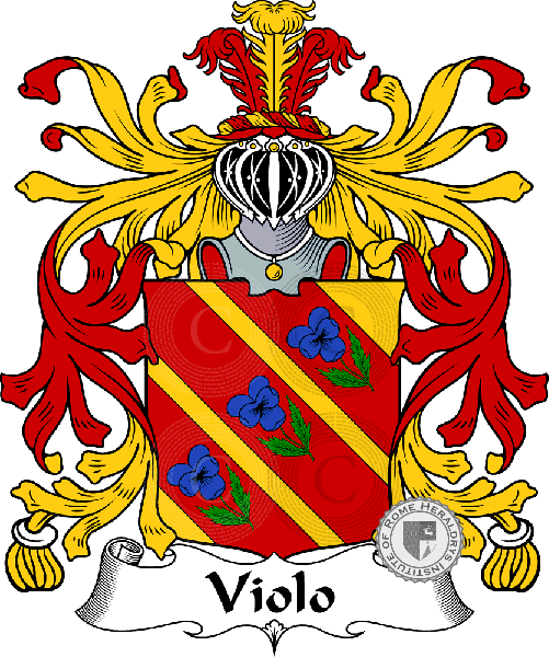 Coat of arms of family Violo