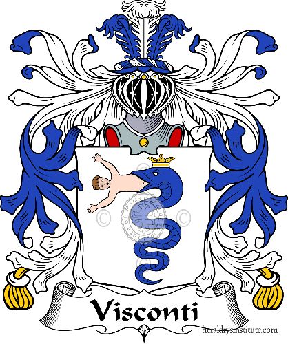 Stemma della famiglia Visconti   ref: 36044