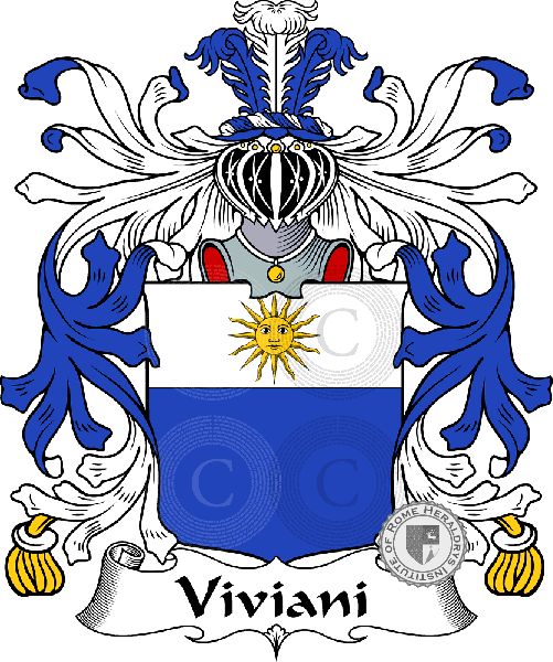 Wappen der Familie Viviani   ref: 36050