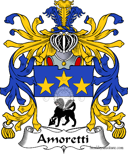 Escudo de la familia Amoretti
