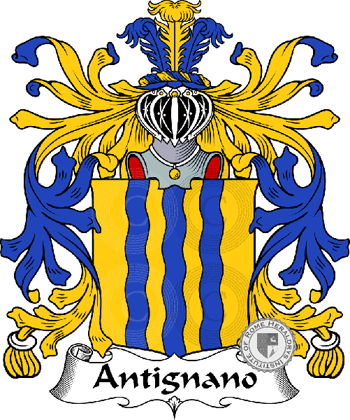 Coat of arms of family Antignano