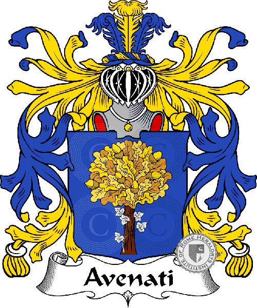 Wappen der Familie Avenati