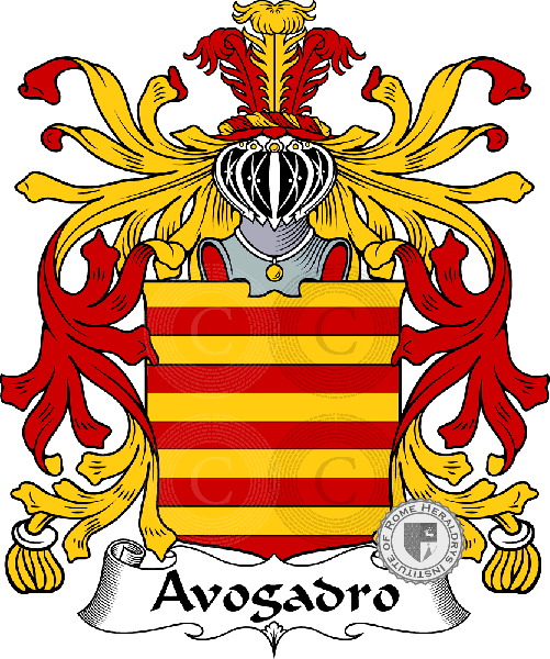 Escudo de la familia Avogadro