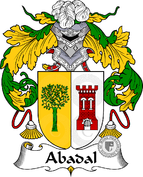 Coat of arms of family Abadal