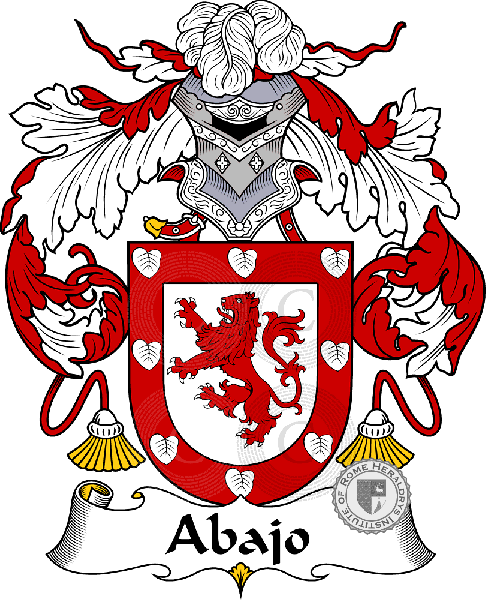 Coat of arms of family Abajo