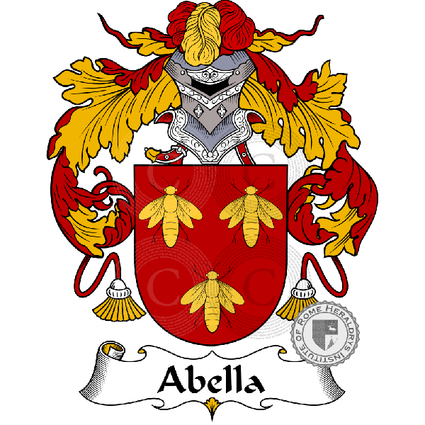 Coat of arms of family Abella