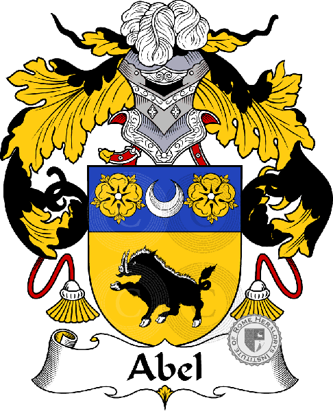 Escudo de la familia Abel   ref: 36105