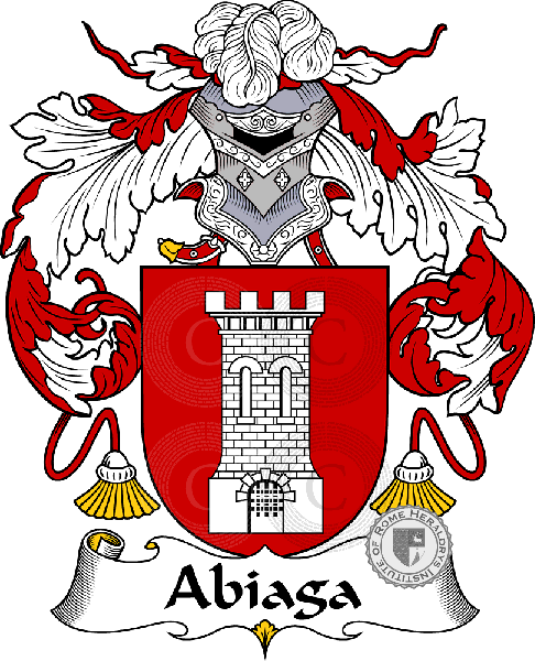 Wappen der Familie Abiaga   ref: 36108
