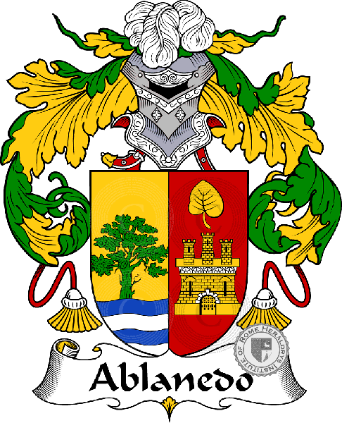 Coat of arms of family Ablanedo