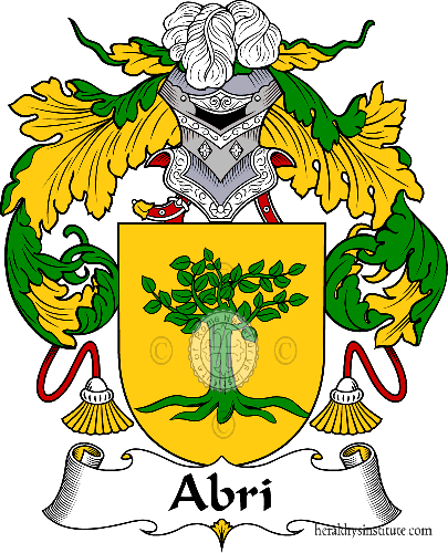 Coat of arms of family Abri or Abrines   ref: 36118
