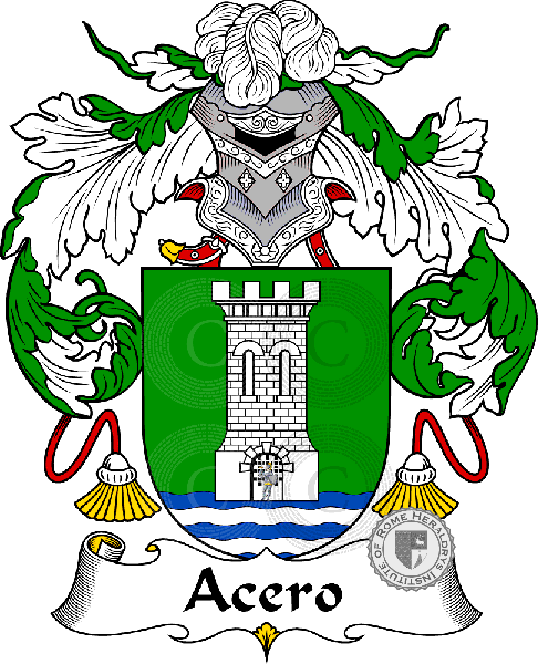 Coat of arms of family Acero