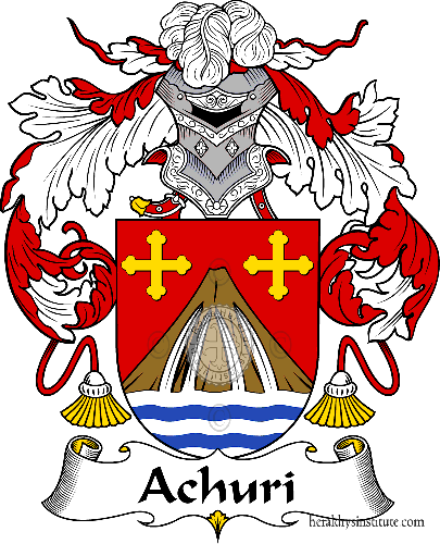 Coat of arms of family Achuri   ref: 36132