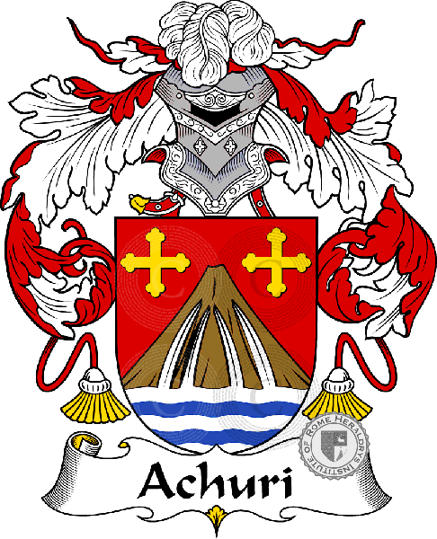 Escudo de la familia Achuri   ref: 36132