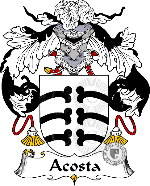 Coat of arms of family Acosta
