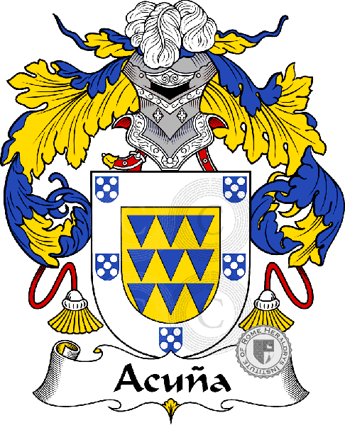 Coat of arms of family Acuña