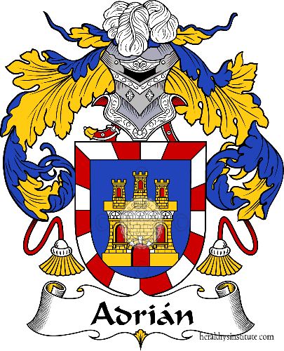 Escudo de la familia Adrián   ref: 36142