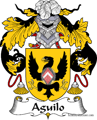 Coat of arms of family Aguilo