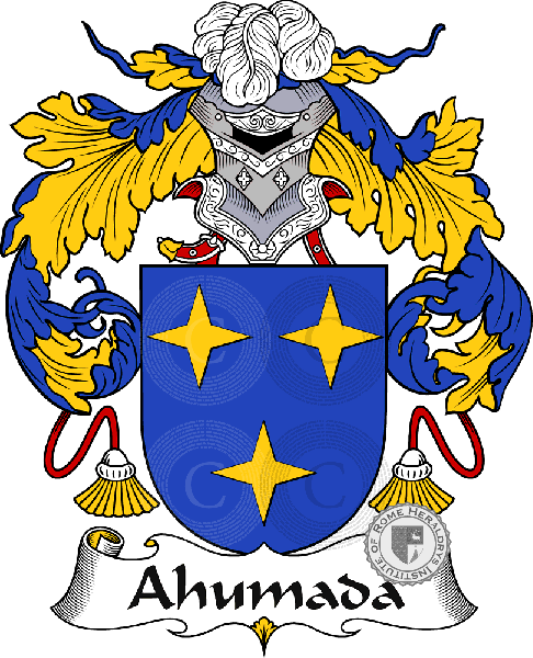 Coat of arms of family Ahumada   ref: 36171