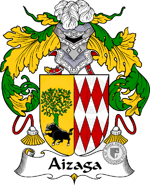 Wappen der Familie Aizaga   ref: 36174