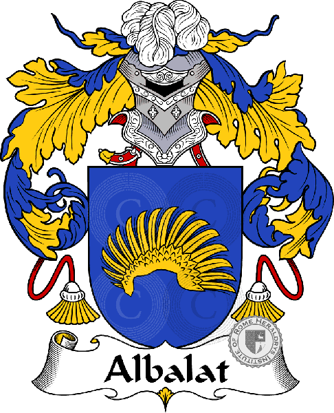 Escudo de la familia Albalat   ref: 36182