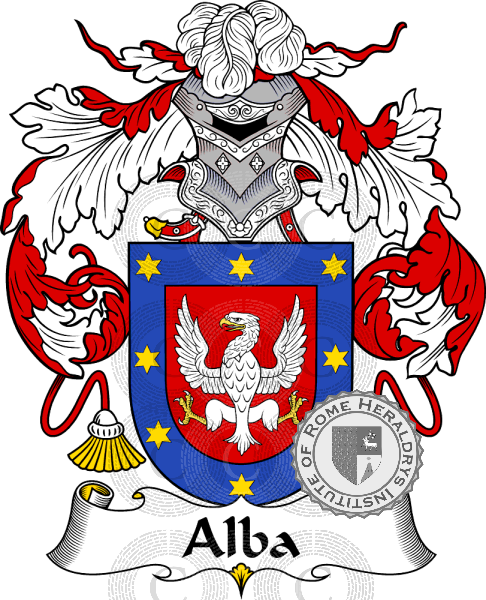 Wappen der Familie Alba   ref: 36184