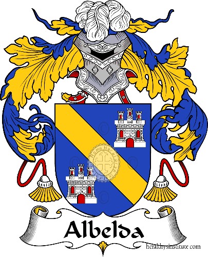 Coat of arms of family Albelda or Abelda   ref: 36185