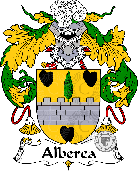 Coat of arms of family Alberca