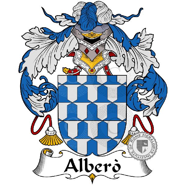 Brasão da família Albero, Alberò, Alberò   ref: 36189