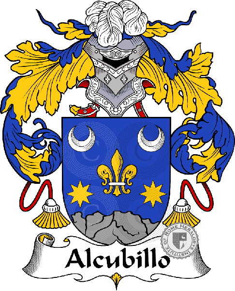 Coat of arms of family Alcubillo   ref: 36201