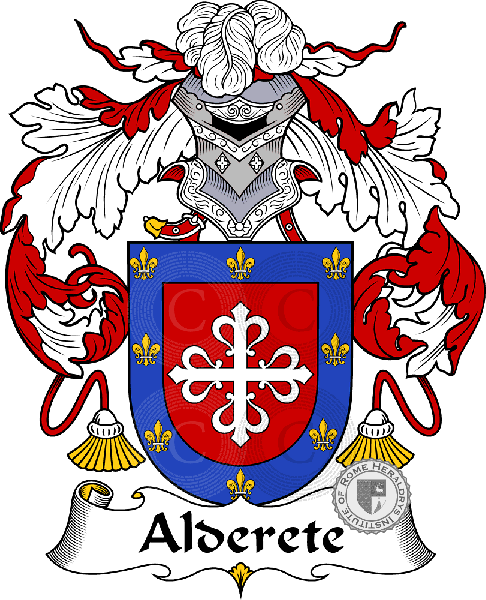 Wappen der Familie Alderete   ref: 36207