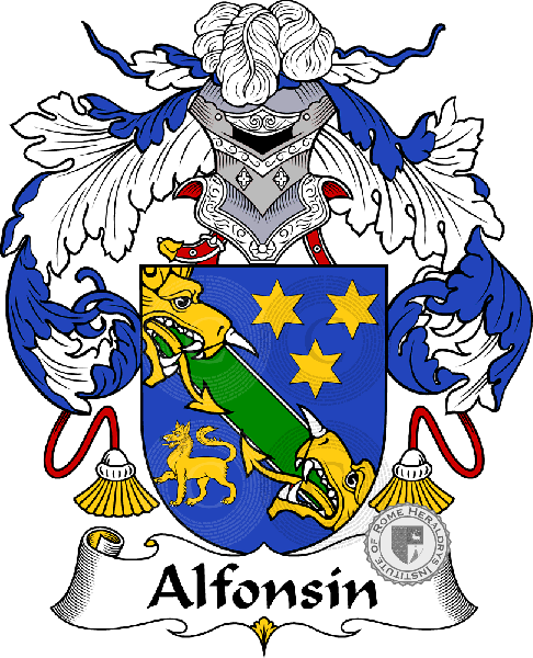 Coat of arms of family Alfonsin
