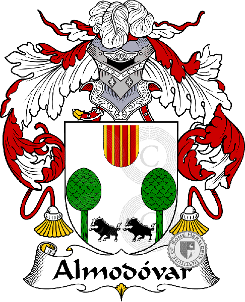 Coat of arms of family Almodóvar   ref: 36221