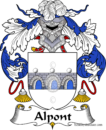 Escudo de la familia Alpont I   ref: 36227